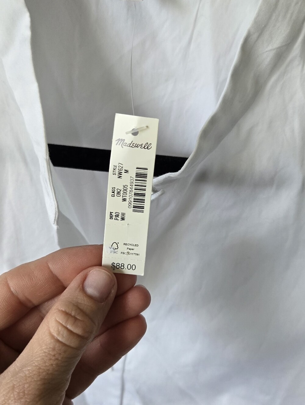 Madewell Women's Puff-Sleeve Button-Up Shirt - Picture 5 of 10